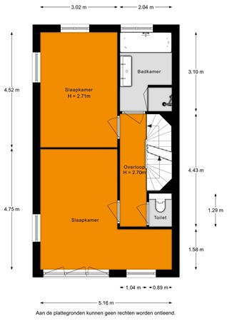 Floorplan - Wagekamp 21, 2235 TE Valkenburg